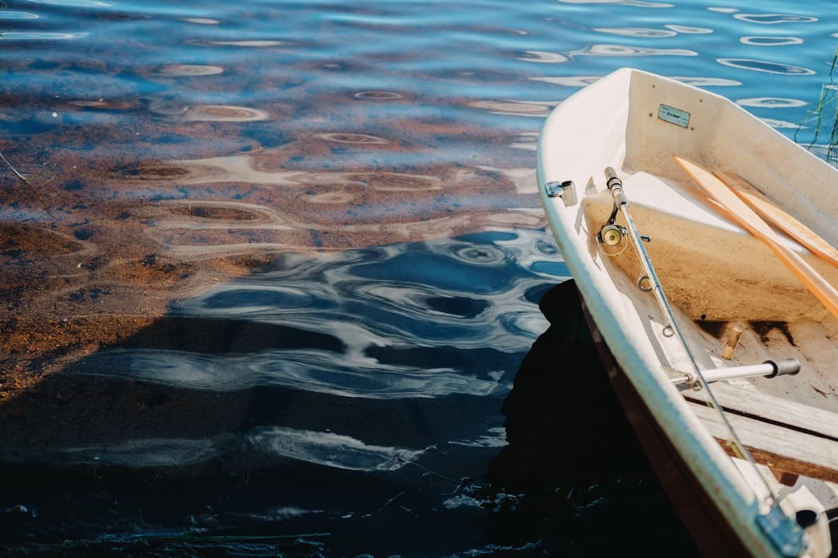 Out on open water